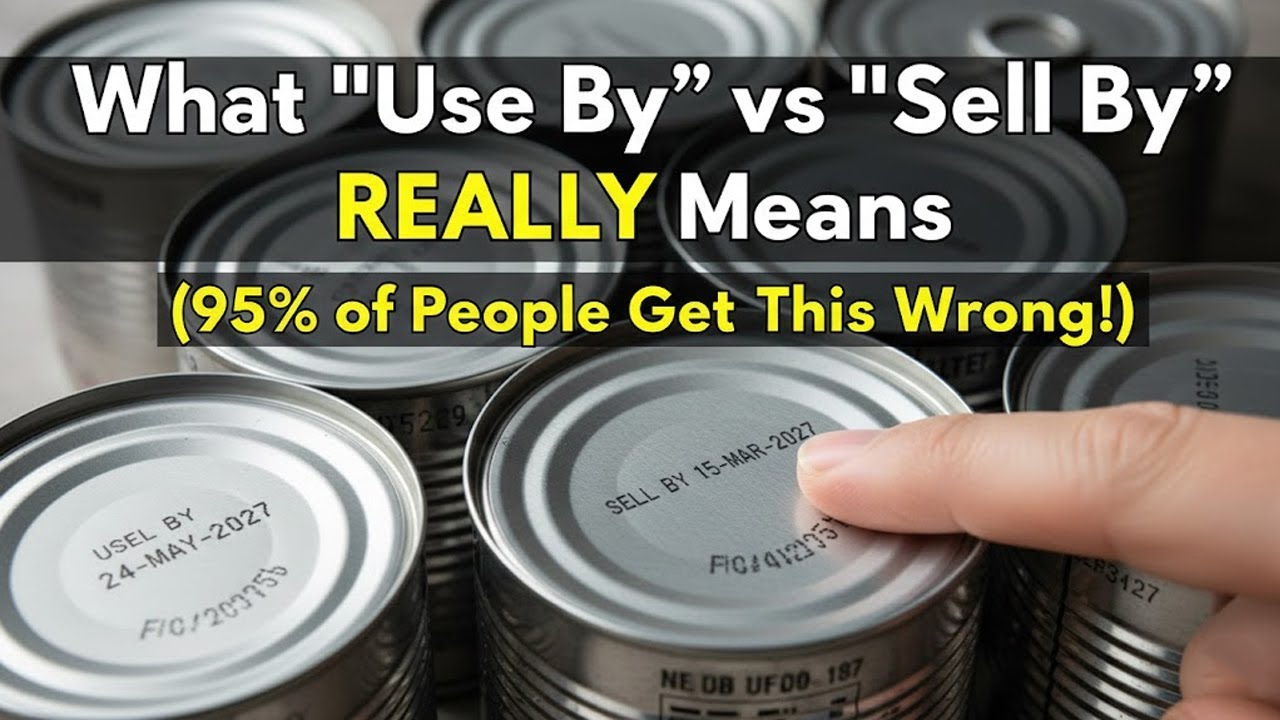What "Use By" vs "Sell By" REALLY Means (95% of People Get This Wrong