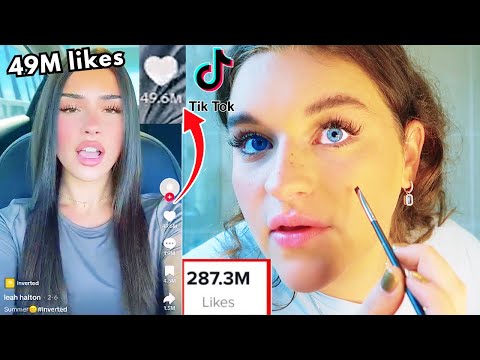 COPYING LEAH HALTON MAKE UP TO GO VIRAL Challenge By The Norris Nuts