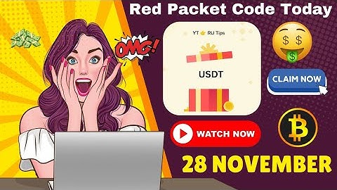 Free USDT 🤑 Red Packet Code in Binance Today 🎁 Binance Red Packet Code Today 🔥
