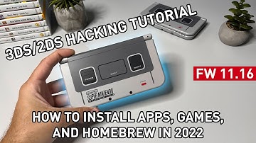 How To Hack New Nintendo 3DS XL (FW 11.16) * Working 2023 Guide *