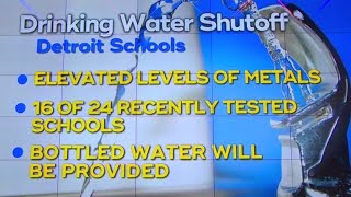 Drinking water shut off in Detroit public schools
