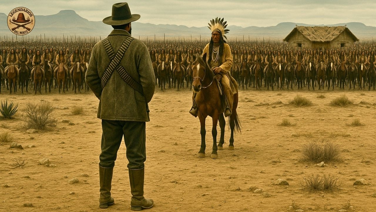 Pancho Villa Le Da Agua a un Apache Herido — Al Día Siguiente, Tribus Enteras Llegan a Caballo