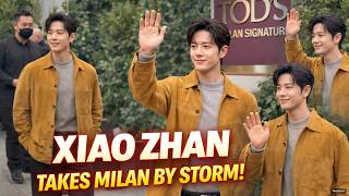[BREAKING NEWS] Xiao Zhan Takes Milan by Storm: Media Swarms, Fans Paint the Streets Red