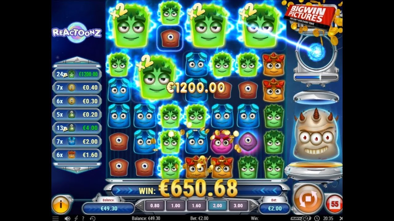 Reactoonz Slot - Enough Green Monsters?? =) - YouTube