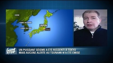 Puissant séisme ressenti à Tokyo, pas d'alerte au tsunami