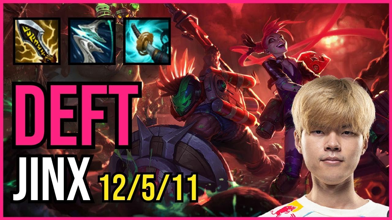 DEFT - JINX vs EZREAL ADC - KR Grandmaster - Patch 11.3