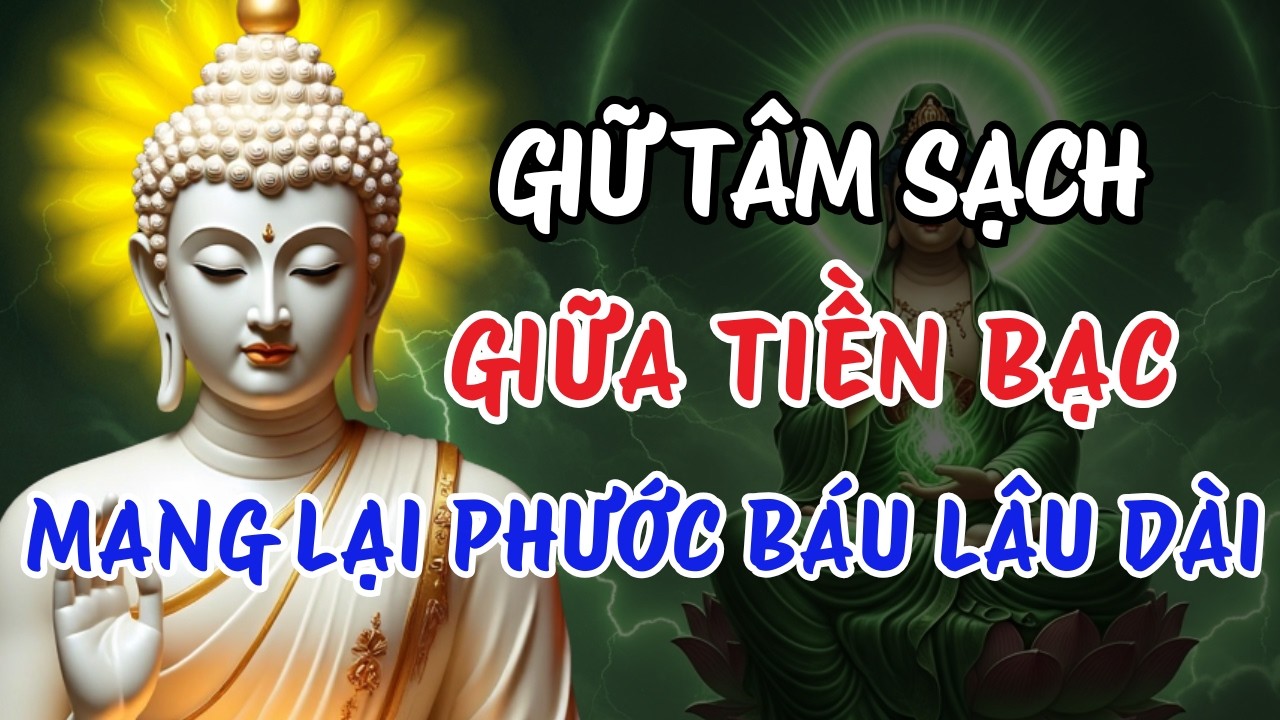 Giữ Tâm Sạch Giữa Tiền Bạc – Lời Phật Dạy Sâu Sắc | Mang Lại Phước Báu Lâu Dài