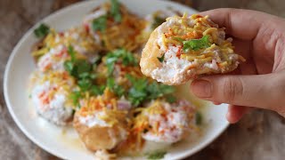Street style dahi puri recipe | indian famous street food