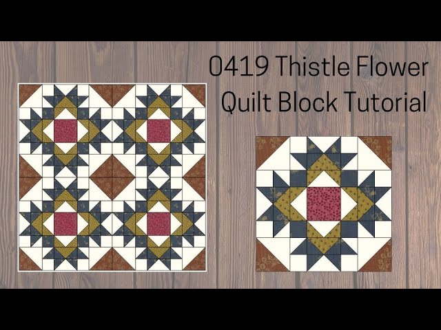 Modern Mosaic Quilt Block Printable Post - The Seasoned Homemaker®