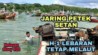 This is how the fringe fishermen work. The traditional fishermen of Rembang, Indonesia