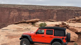 Moab Utah 1st day in our Twisted Jeep Potash road Shafer Switchbacks & Mineral Point