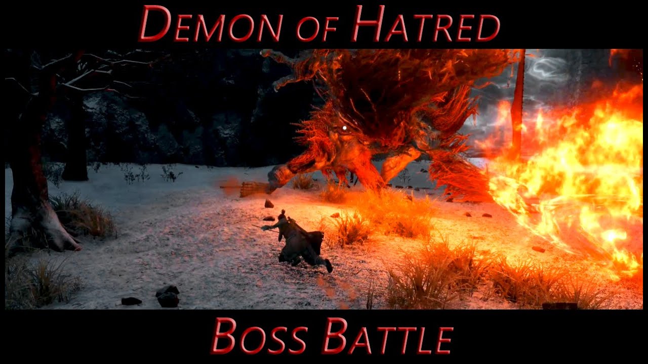 Sekiro: Demon of Hatred (Optional Boss) Ultrawide Gameplay