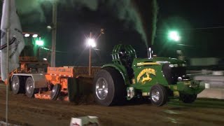 Pro Stocks Tractors pulling in Canton, OH - OSTPA 2011