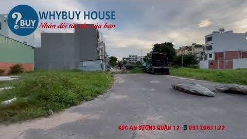 BÁN ĐẤT NHÀ PHỐ KDC AN SƯƠNG, ĐƯỜNG DD5, ĐƯỜNG TO 30M QUÁ ĐÃ.