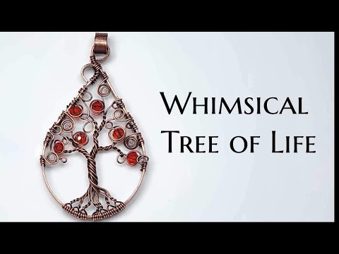 Whimsical Tree of Life: Wire Wrapping Tutorial: DIY Jewelry