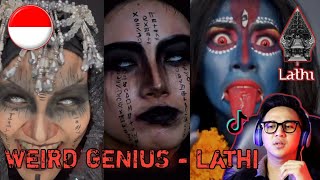 LATHI MAKEUP TRANSFORMATION | [REAKSI] TikTok Challenge | Weird Genius - Lathi (ft. Sara Fajira)