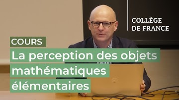 La perception des objets mathématiques élémentaires... (6) - Stanislas Dehaene (2023-2024)