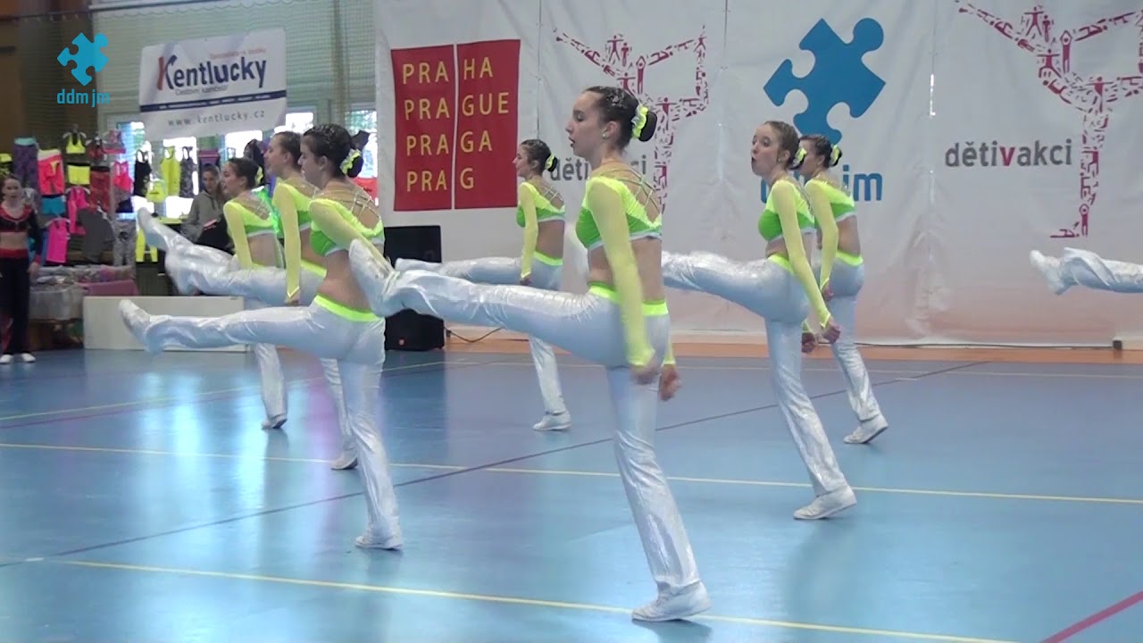 2018 04 07 Děti v akci / 009 / Aerobic Club DDM Ústí nad Labem  / Tarzan
