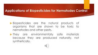 Biological control of Nematodes (Part 1)