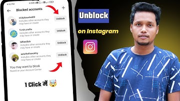 how to unblock people on instagram | instagram par block ko unblock kaise kare