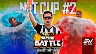 FÚTBOL EXTREMO… ¡EN BURBUJAS GIGANTES! 👾 😱 | GAMING BATTLE IRL | ECUAVISA SPORTS screenshot 2