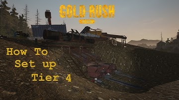 Tier 4 Set Up Tutorial Gold Mining Simulator Planters, Old Arnolds Trommel How To Walk Through Guide