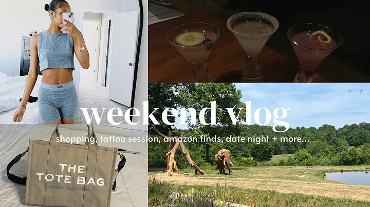vlog: new marc jacobs tote bag, tattoo session, am...