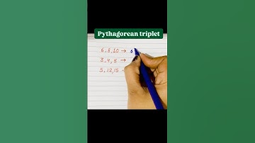 Pythagorean triplet | #maths #viralvideo #ytshorts #students #shorts #shortsfeed