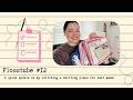 Flosstube 12 - A quick update on my stitching & exciting plans for next week!