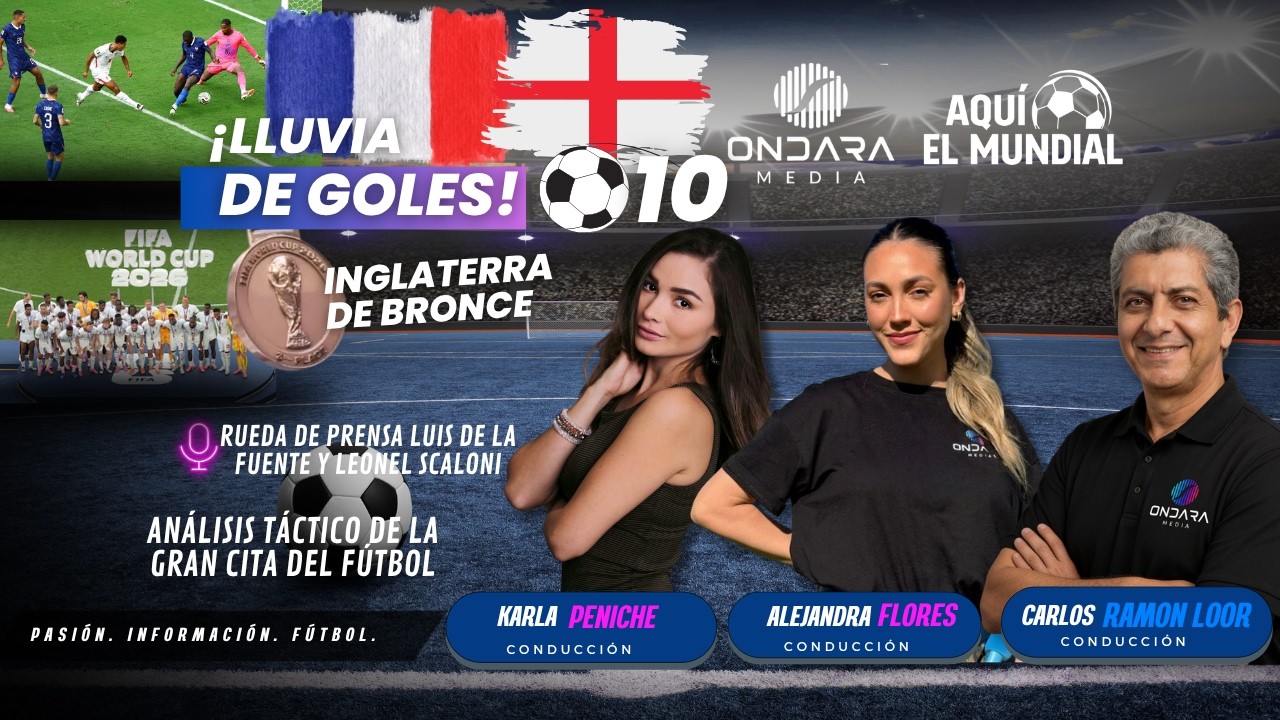 Episodio 31 | Aquí el Mundial: Inglaterra se queda con el tercer lugar y la gran final está lista ⚽🌎