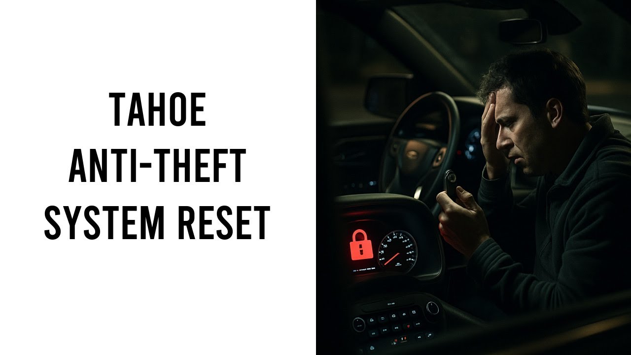 Сброс противоугонной системы Chevy Tahoe
