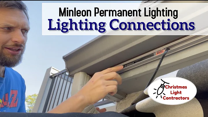 Minleon Permanent Lighting Connections - How to Install Permanent Christmas Lights