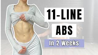 10 MIN 11 LINE ABS WORKOUT – At Home, No Equipment | Get Defined & Toned Core in 2 Weeks