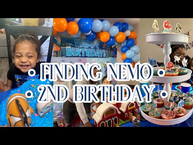 FINDING NEMO 2ND BIRTHDAY, PARTY PREP, PARTY VLOG
