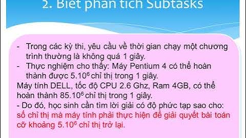 Bồi dưỡng HSG môn Tin học - Một số vấn đề khi làm bài thi HSG Tin học