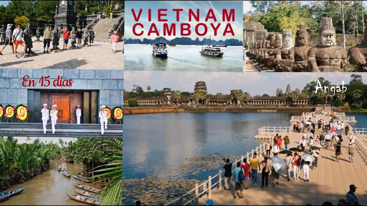 Vietnam y Camboya en 15 días | Ha Long, Mekong, Angkor... | Un viaje inolvidable