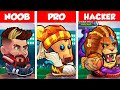 Head Ball 2 NOOB vs PRO vs HACKER All Type Of Players 