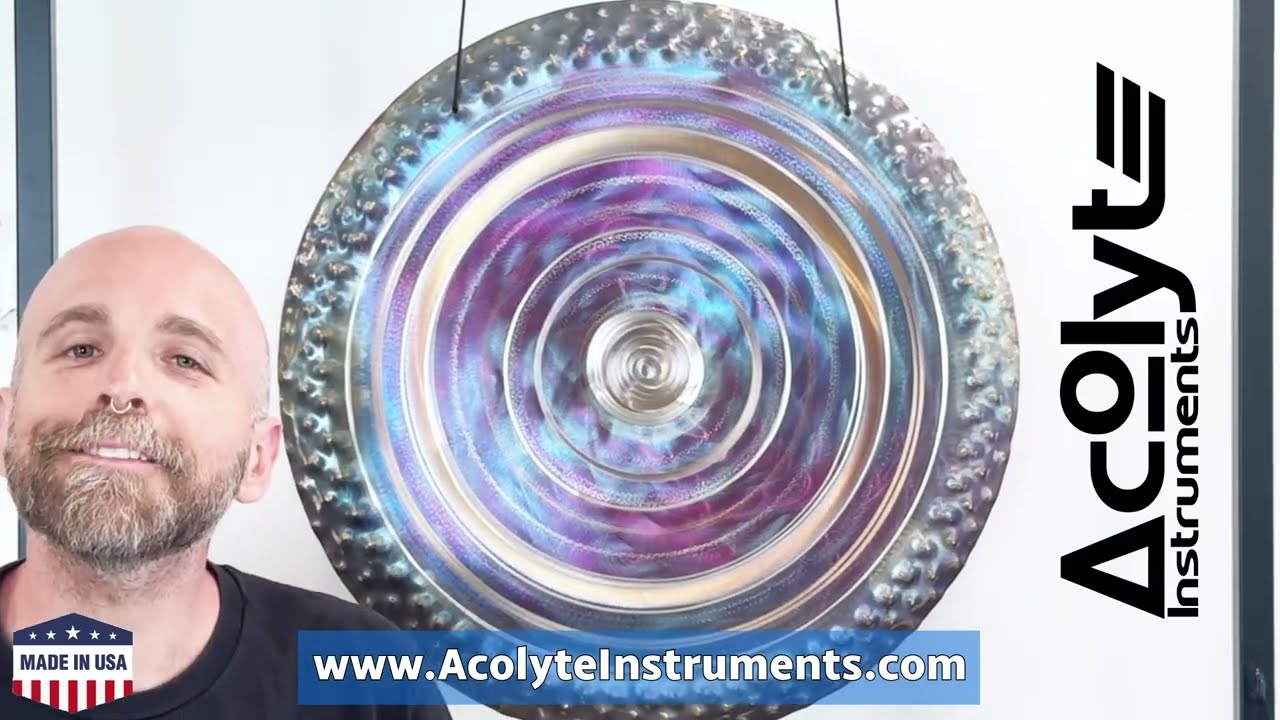 25” Ripple Dazzle Gong - Acolyte Instruments
