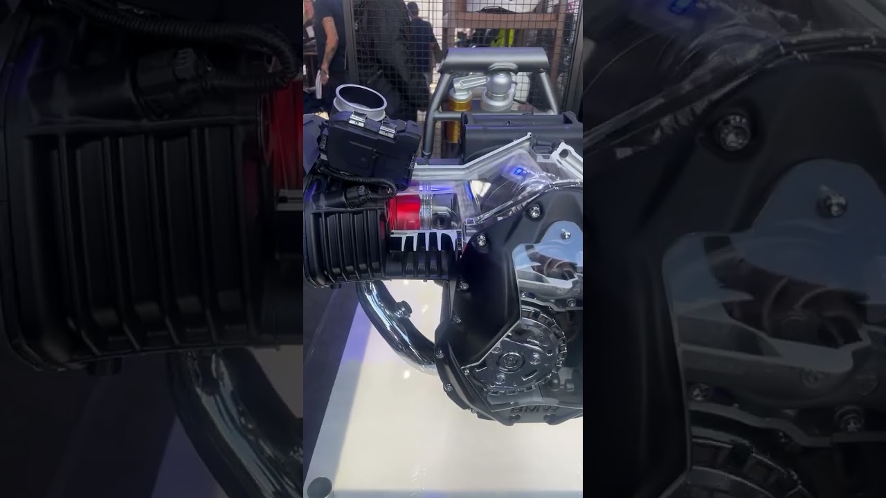 Adventure motorcycle BMW GS 1200 & 1300 Transparent engine 😱💥working