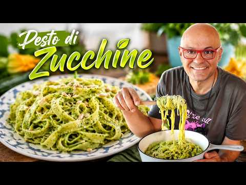 PESTO di ZUCCHINE CREMOSO in 3 minuti TAGLIATELLE al pesto di zucchine