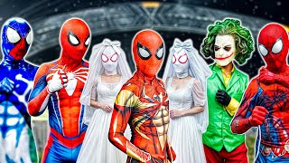 What If 10 SUPERHERO in 1 HOUSE ??? || Spider-Man \& JOKER Rescue Bride Was Kidnapped (LIVE ACTION)