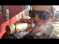 Smoking a comically large cigar for the first time 300k sub special