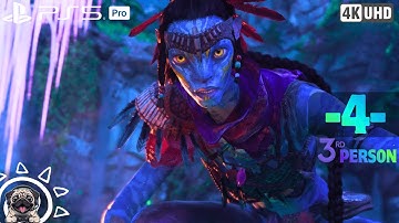 Avatar: Frontiers of Pandora Walkthrough Part 4 (PS5 No Commentary Gameplay) | 3rd Person Update
