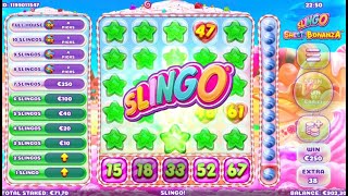 Sweet Bonanza Slingo Slot Machine Session screenshot 4