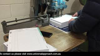Paper Drilling, Counting & Shrink Wrapping Machines