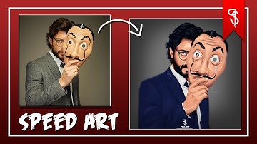 MONEY HEIST - PROFESSOR - VEXEL/VECTOR ART