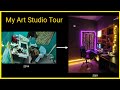 Art studio tour  artist sachin