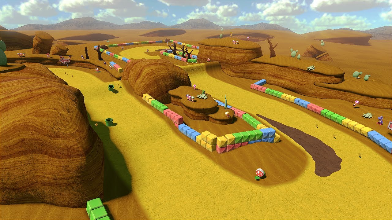 Mario Kart 8 Deluxe Custom Track: RMX Choco Island 1 - RMX Schoko-Insel 1