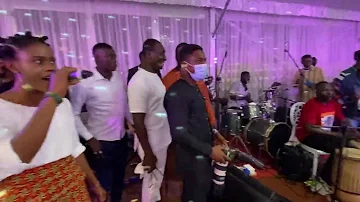 Obaapa Christy jams @ the Wedding ceremony of Mr&Mrs Prosper Ntoso