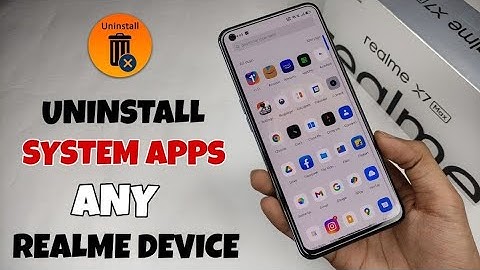 😯 Uninstall System Apps Any Realme Devices - Only One Click & Uninstall Any App